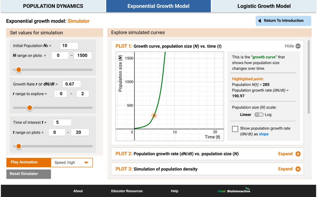 Exponential simulator 1
